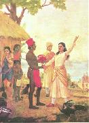 Raja Ravi Varma Bhishma Pledge painting
